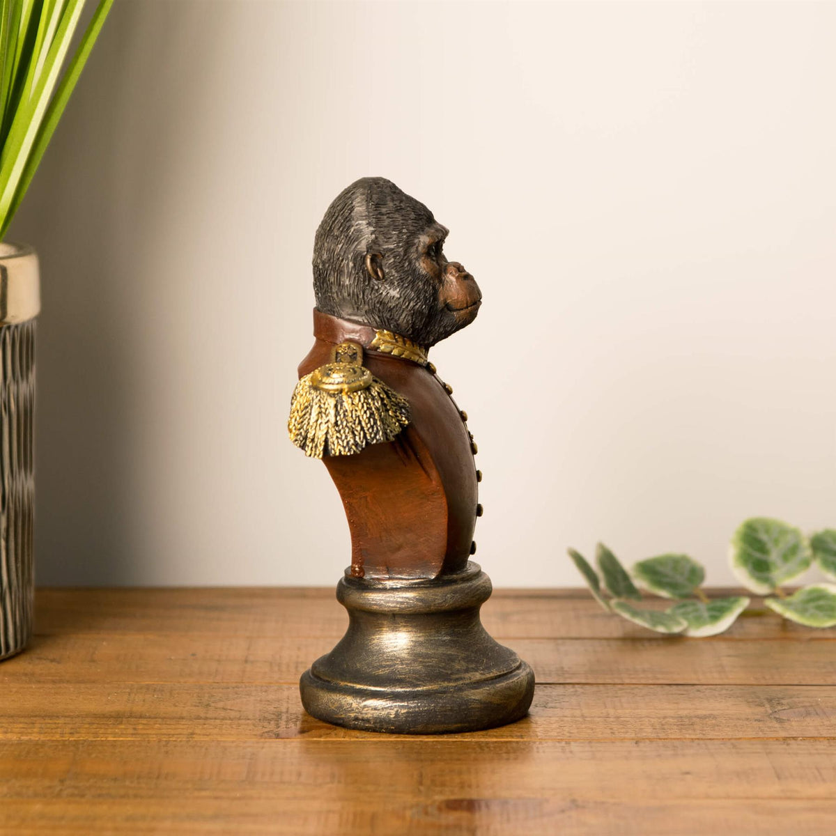 Gentry Gorilla Bust – Brown and Ginger