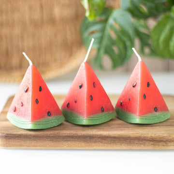 Set of 3 Watermelon Candles