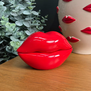 Lips Sneaky Storage Ornament