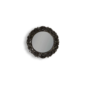 Mini Antique Black Mirror