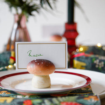 Forest Mushroom Place Card Holders
