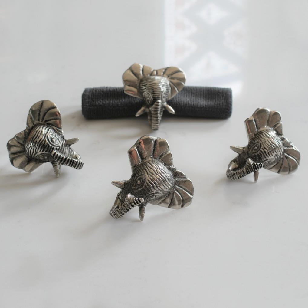 Elephant hot sale napkin rings