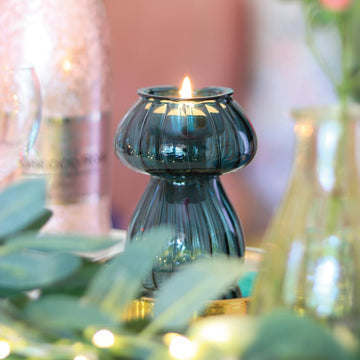 Green Mushroom Candle Holder / Vase