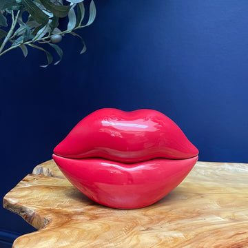 Lips Sneaky Storage Ornament